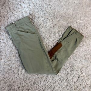 New Men’s Size 30L Tan Tailored Sportsman Knee Patch Horseback Riding Breeches